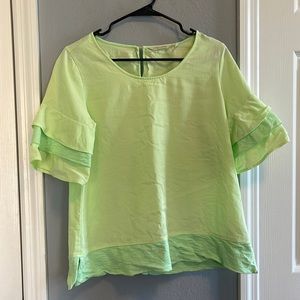 Soft Surroundings Light Green Blouse